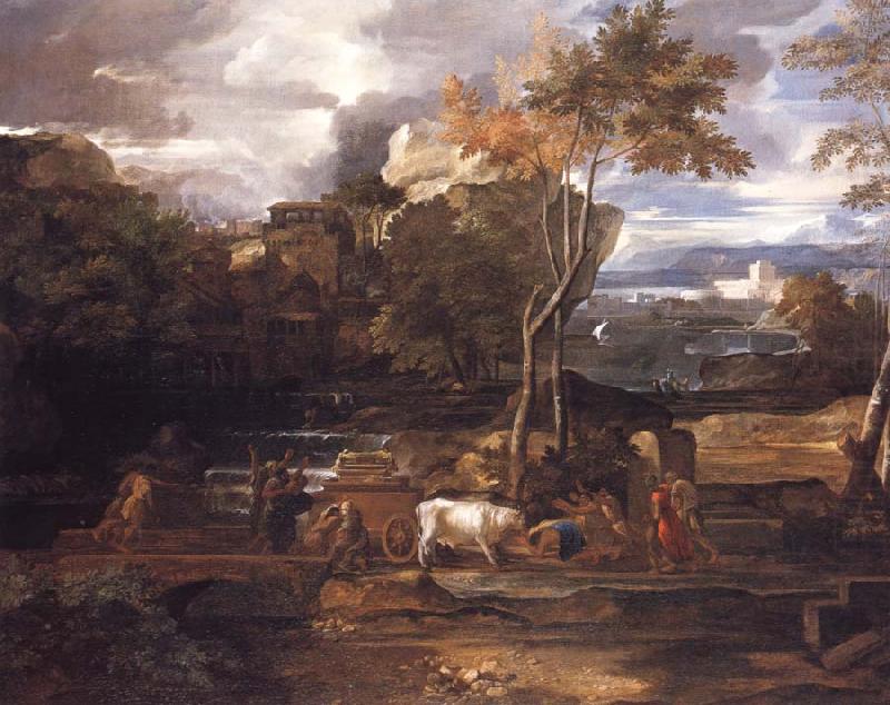 Bourdon, Sebastien The Return of the Ark oil painting picture